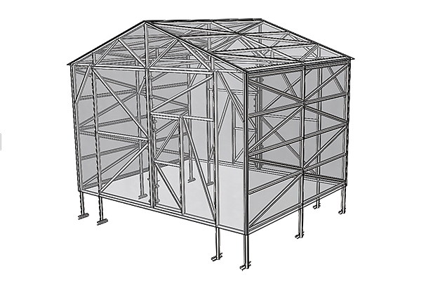 Промышленная теплица Фермер-5,0 модель2017